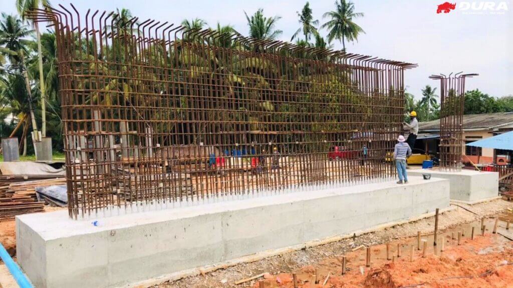 Substructure work in progress.