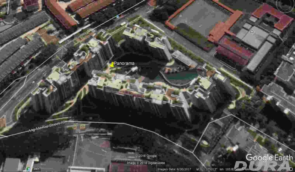 Google earth view of Panorama.