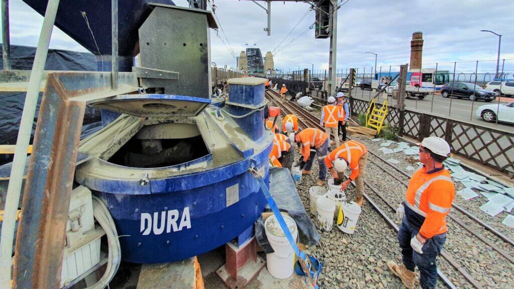 A 500L customied planateray mixer was used in mixing of DURA UHPC.