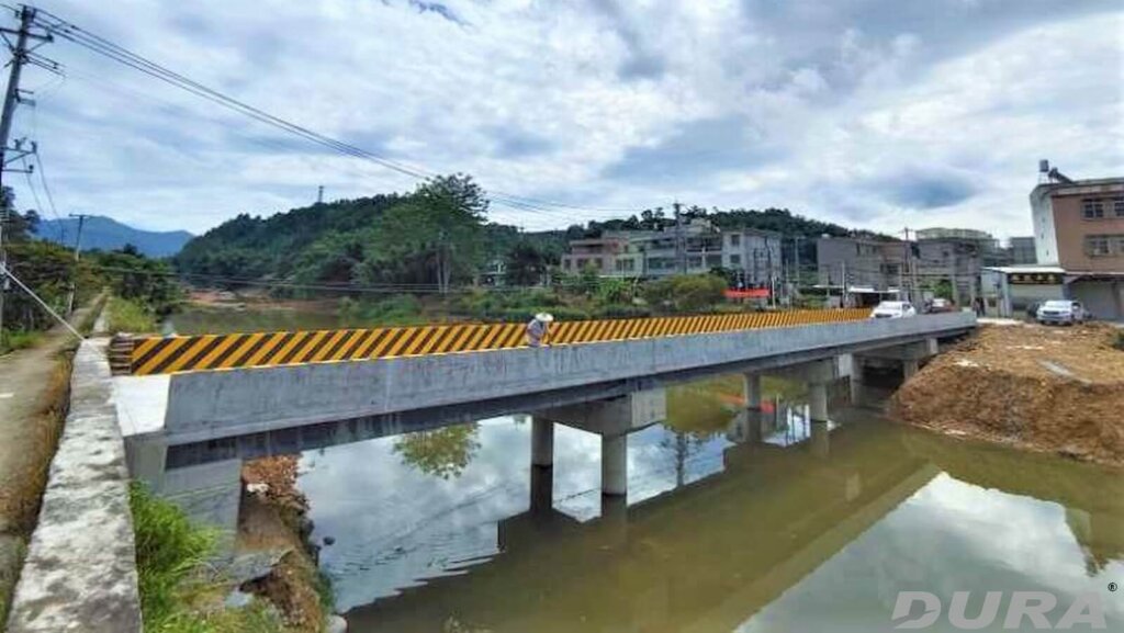 Completed bridge.
