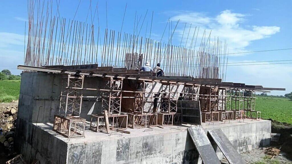 Construction of Abutment A