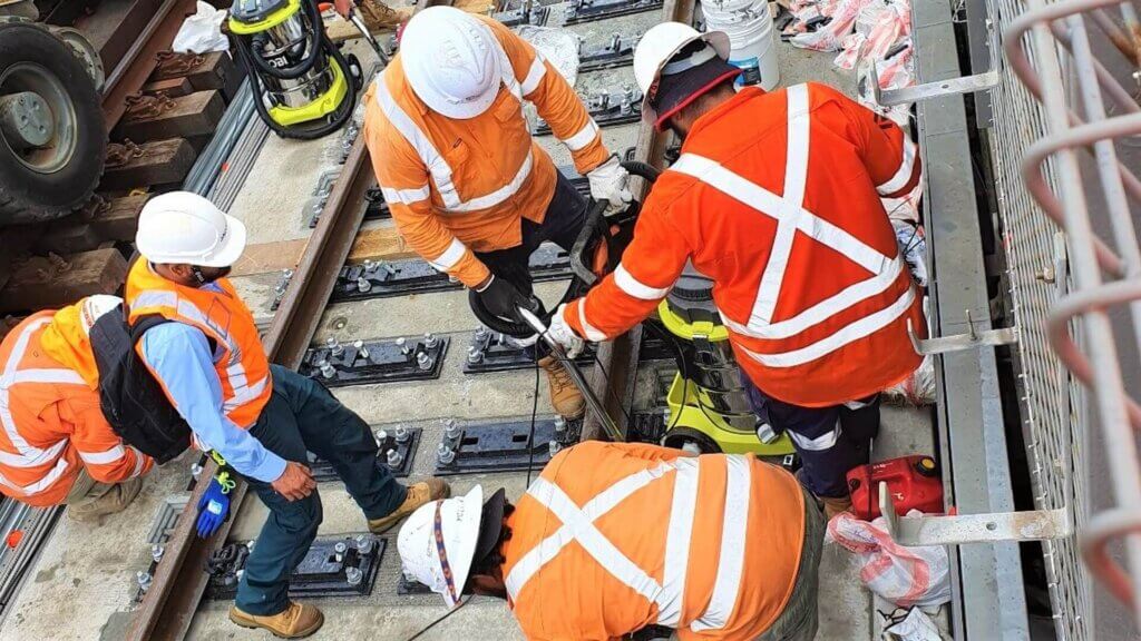 Possible moisture and water which trapped at the shear pockets where vaccumed.