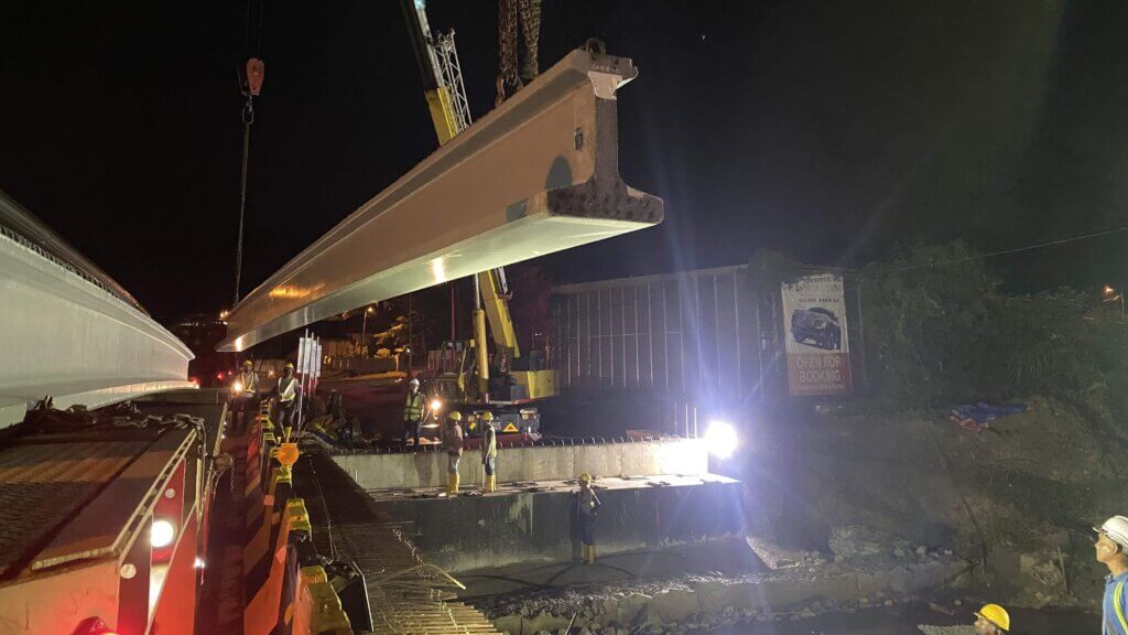Launching 1st beam.