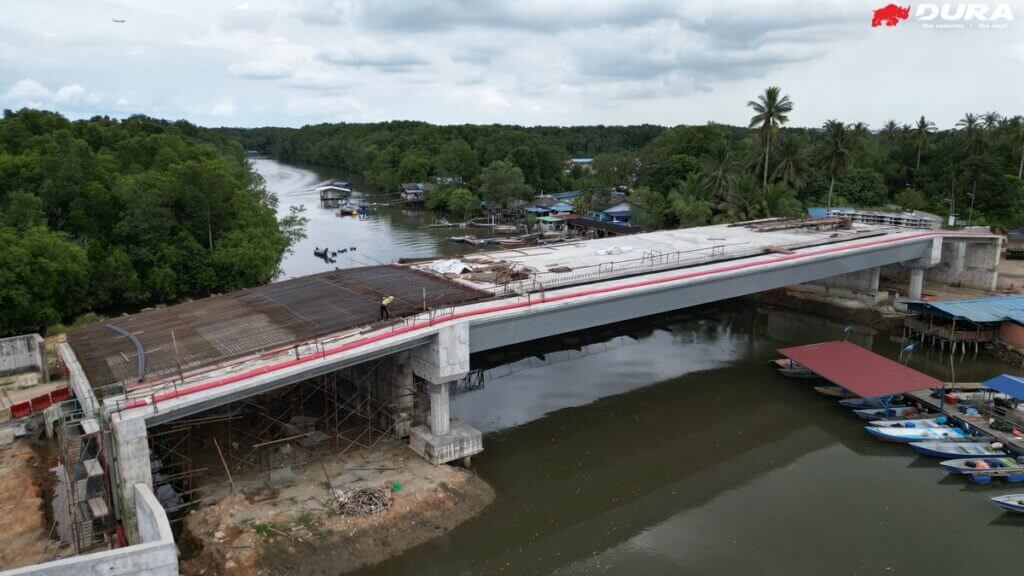 Casting of deck slab.