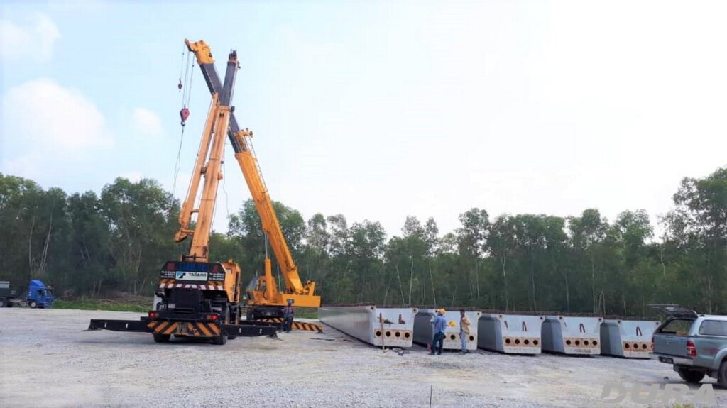 Align beam segments.