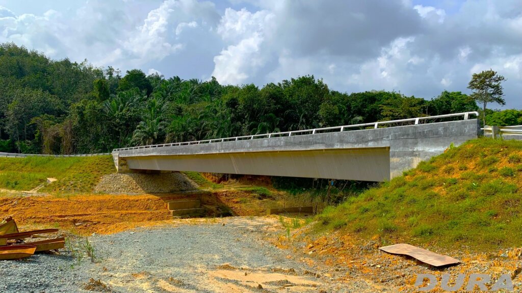 Completed bridge open for traffic._3