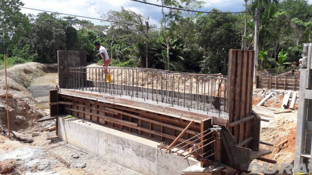 Construction of abutment A