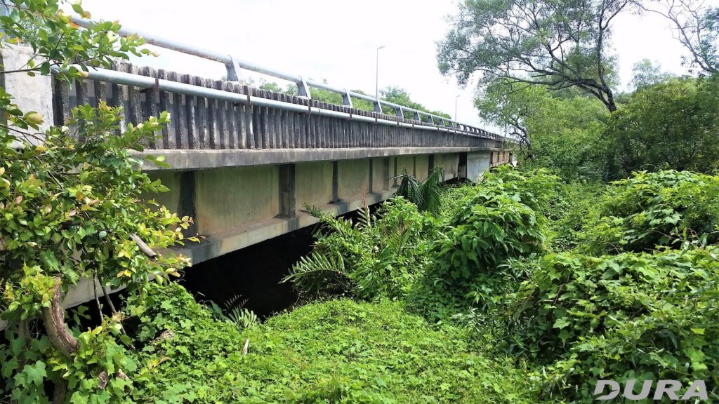 Existing concrete bridge.