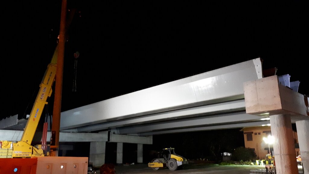 Four beams launched.