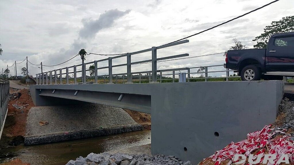 GI railing installed