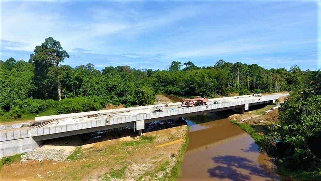 RC deck casted towards the completion of the bridge (290819)