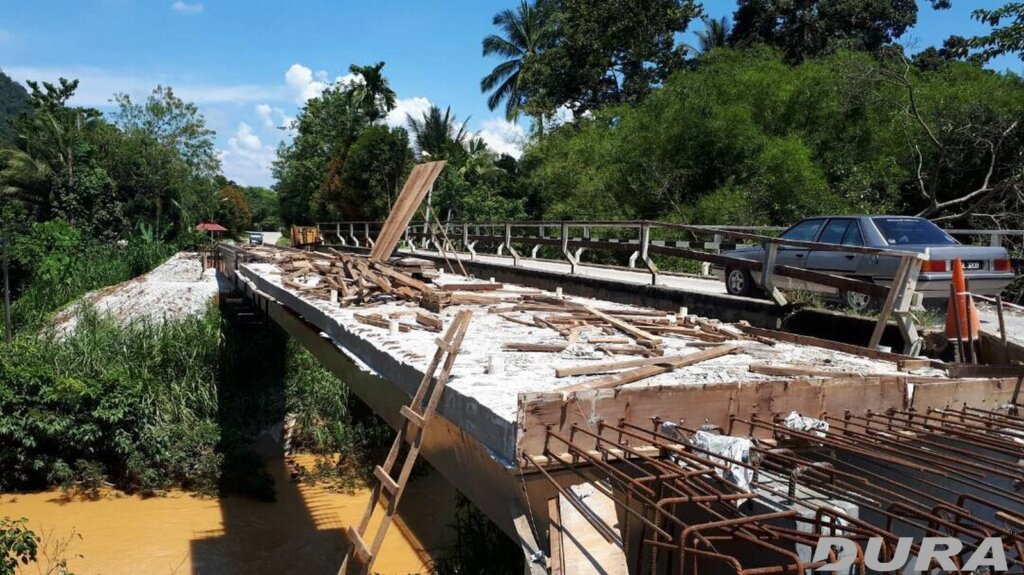 RC deck partially constructed