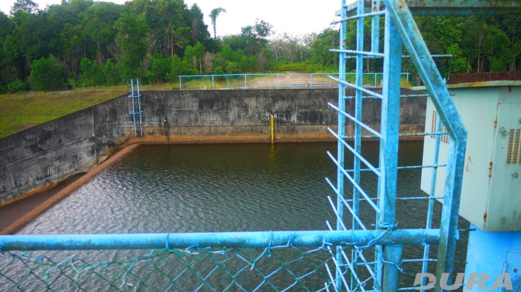 Spillway of Anak Endau Dam
