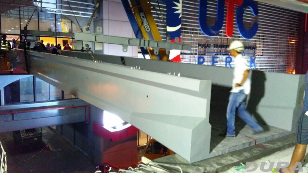 The beam was successfully launched