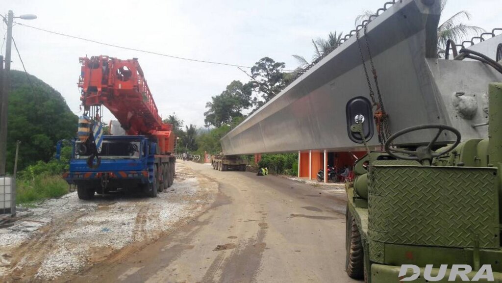 Transporting U beam to beam launching