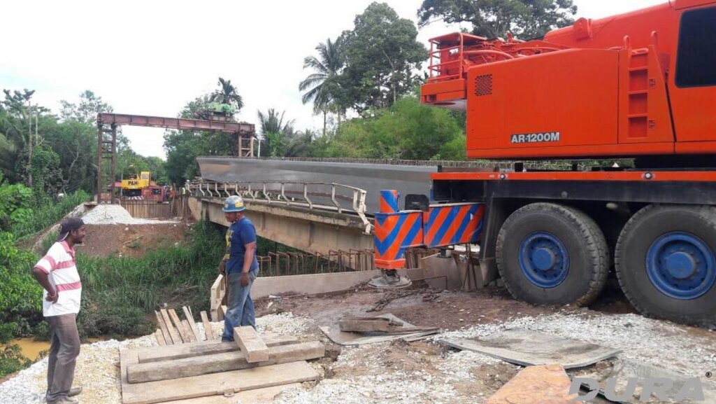 U beam ready for positioning