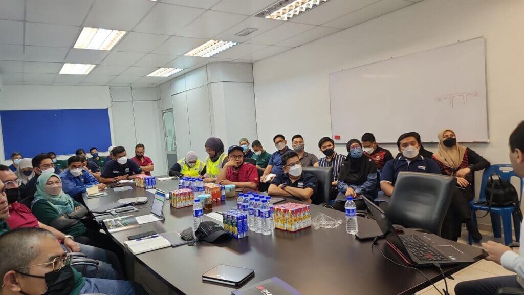 Presenting Dura products to PLUS Expressway Berhad