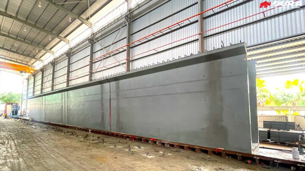 Match casting of UBG4000-105m segments.