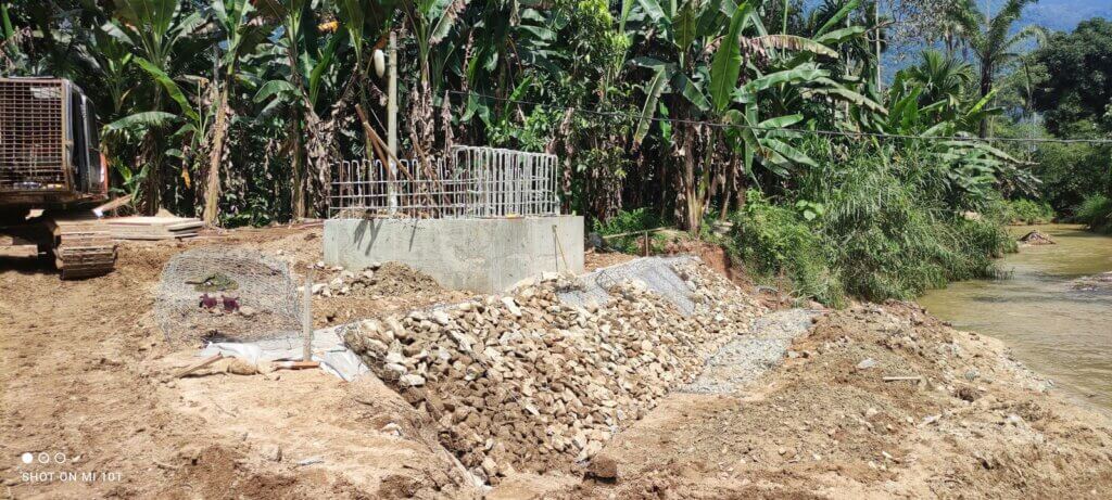 Abutment A.