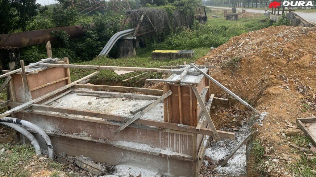 Casting of abutment.