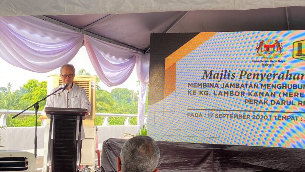 Speech that has been given from Tuan Haji Roslan B. Abd Ghani.