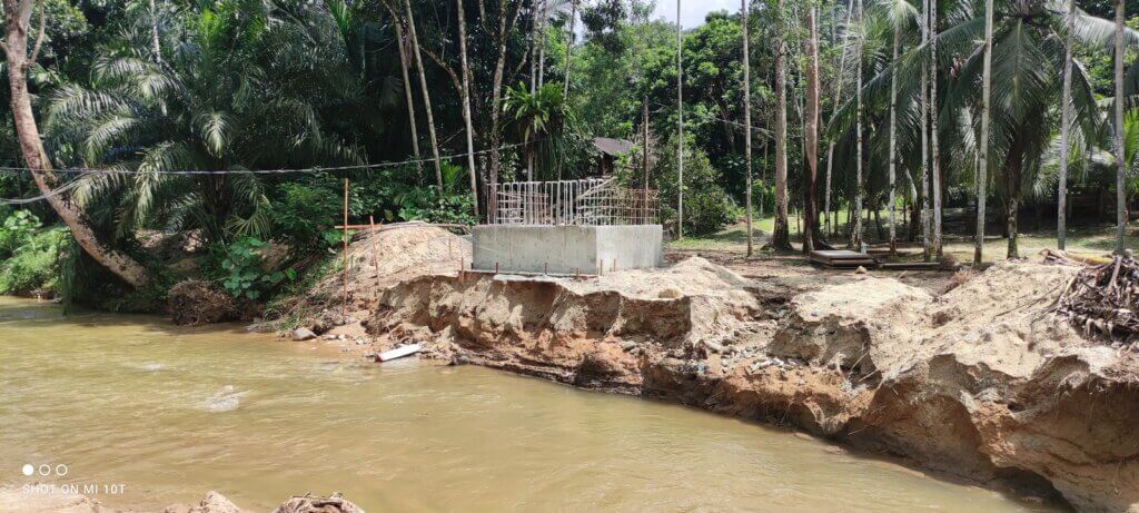 Abutment B.