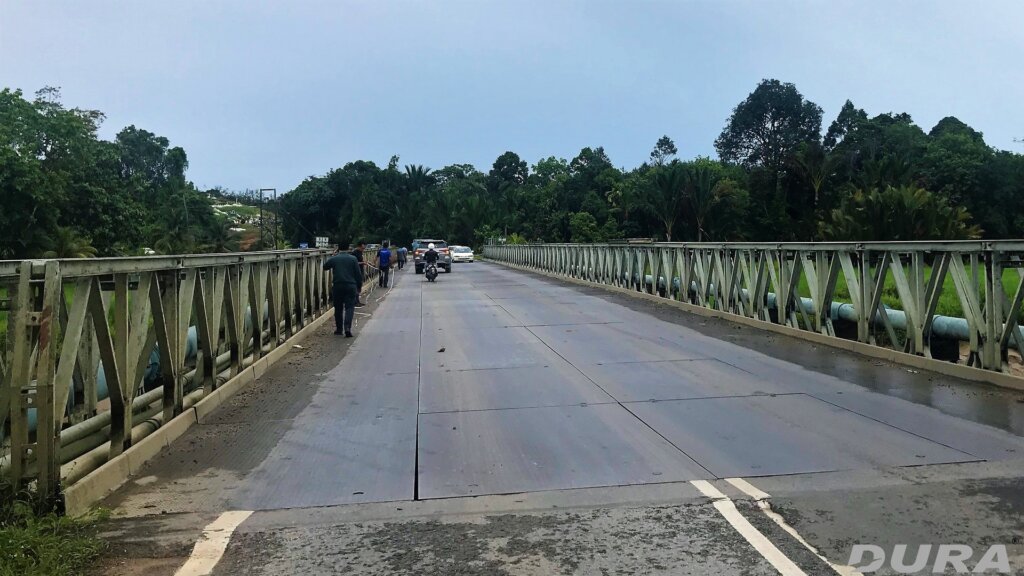 Site visit for bridge 1 at Sungai Layar located at Betong, Sarawak.