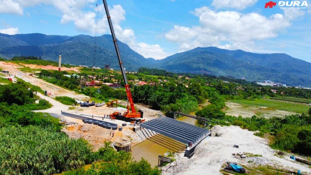 Beam launching in progress.