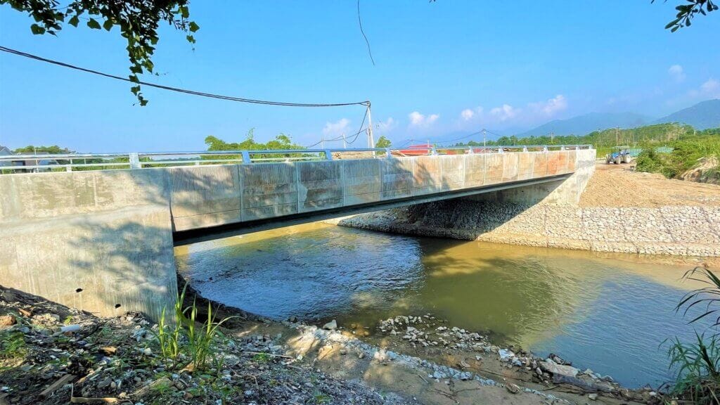 Klebang bridge soon will open to traffic.