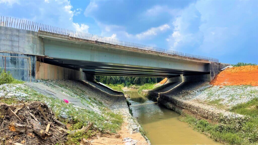 Completed RC decking.