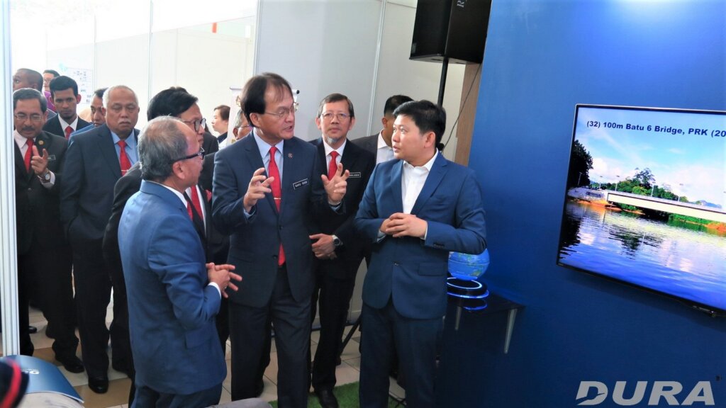 YAB Baru Bian wanted to know more about UHPFRC technology.