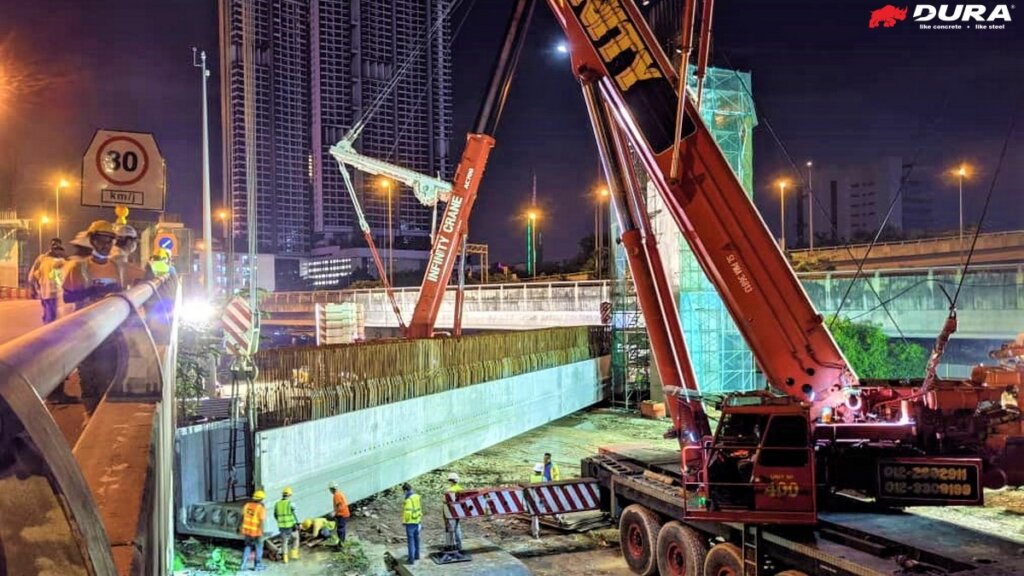 Getting ready to launch the first portal shell onto the pier P68.