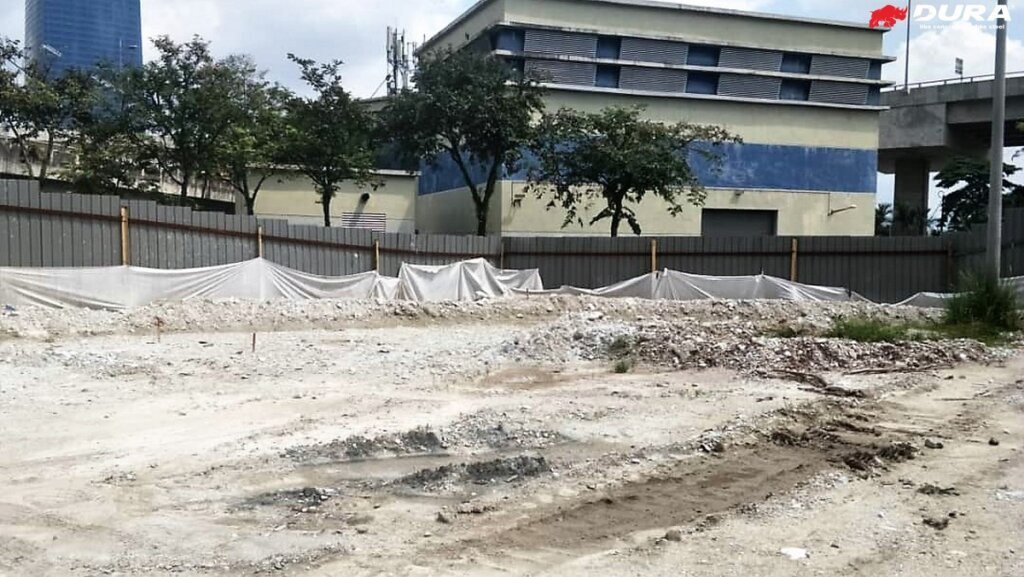 Location of Piers P70L bore pile completed (01032019).