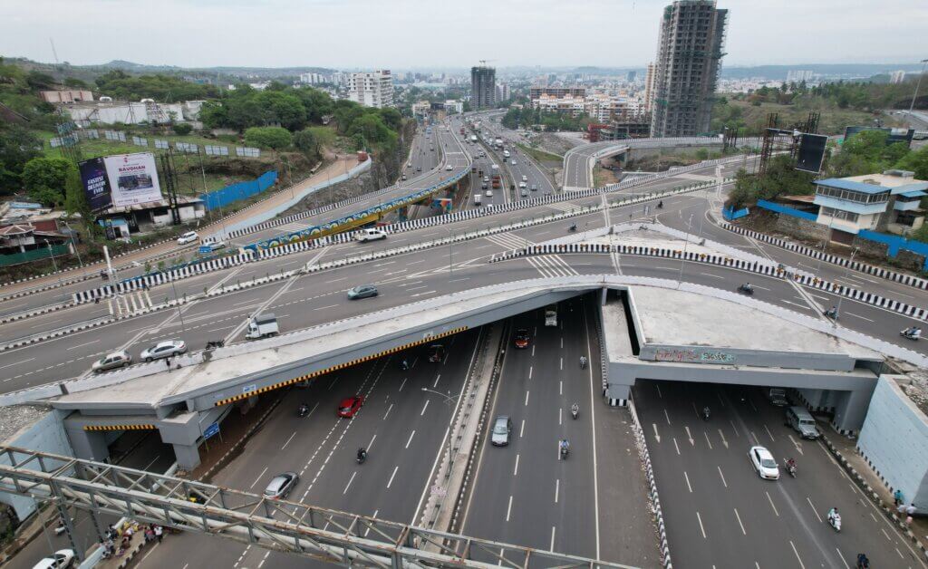 Completed bridge.