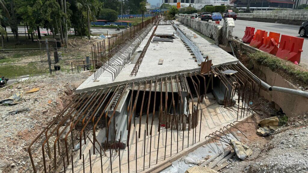 Completed launching and stitching.