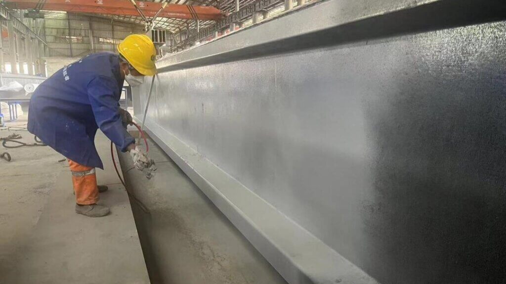 Touch up UHPFRC I-Beam.