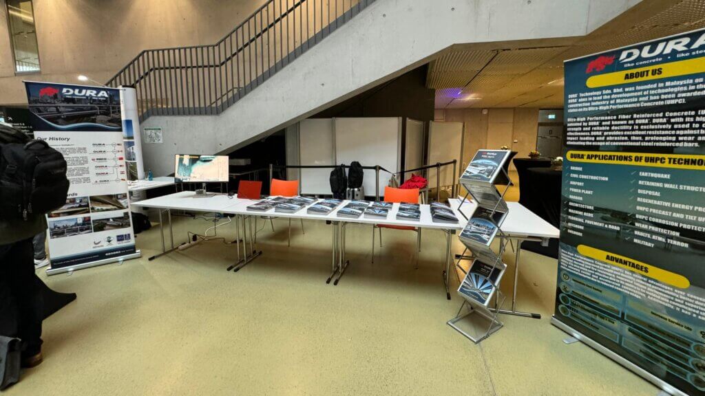 Our Dura Technology booth.