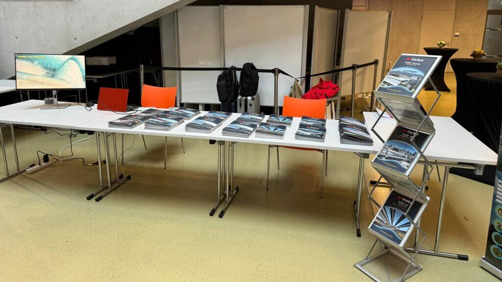 Our Dura Technology booth.