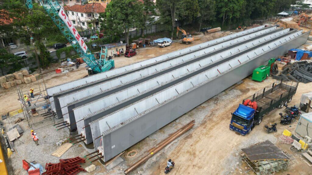Completed stressing 4 nos. of UBG4000-80m.