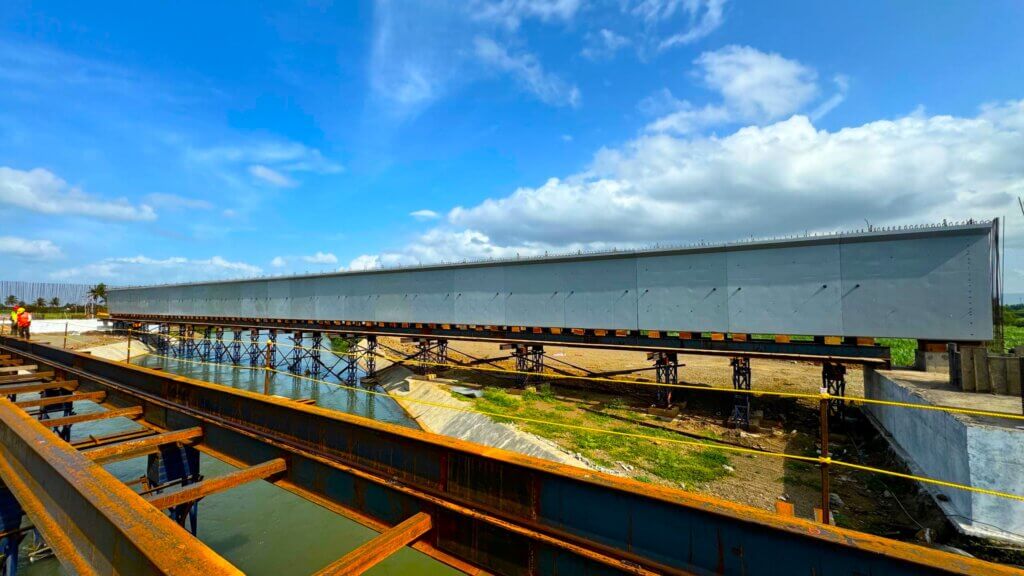 20. Completed joint segment (26 nos) of the first beam.