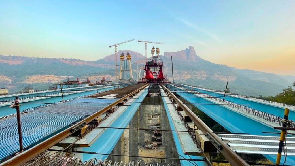 Successfully launched TB1500 for the first span,