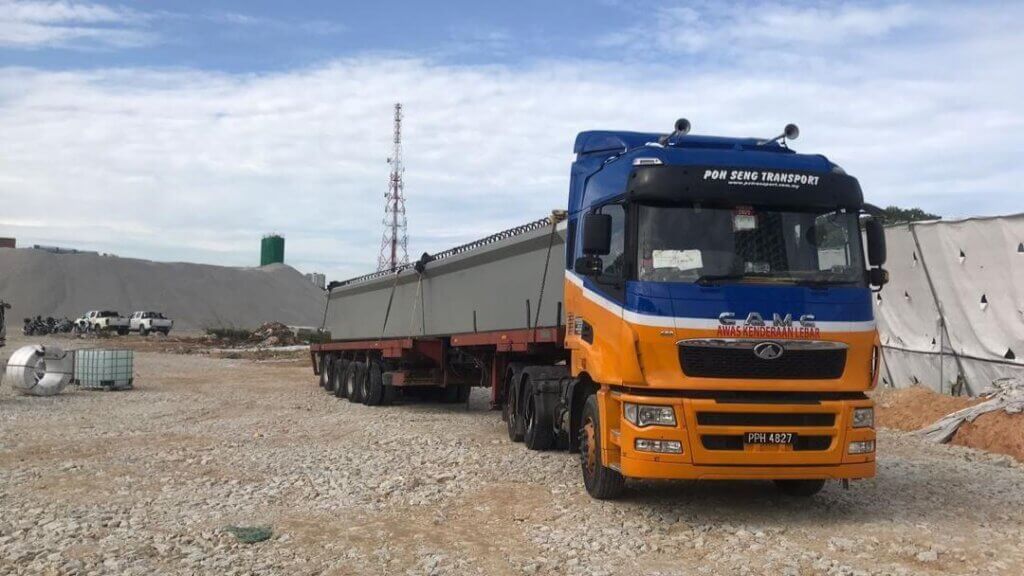 4. Segment of UBG1500 has arrived at site.