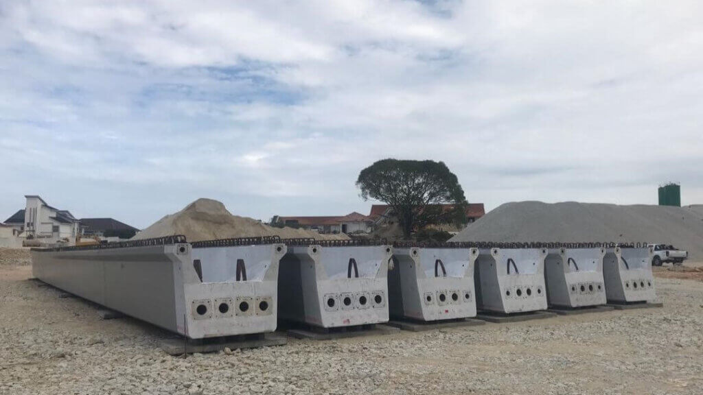 7. Completed unloading and assembly all segment of UBG1500-30m.