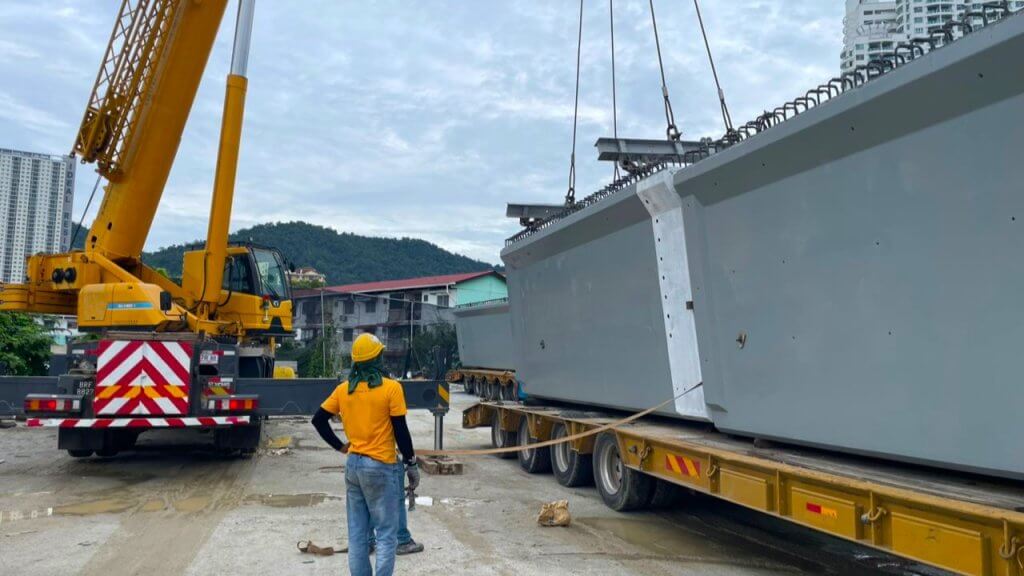 DURA® UBG2500 segment arrived on site.