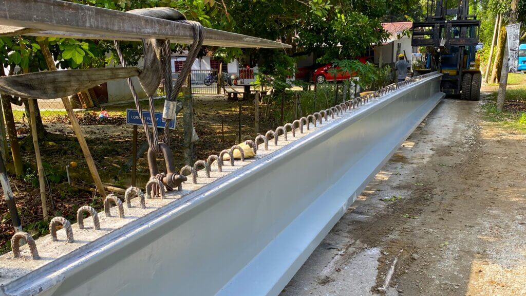 3.Tranferring IB850-20m to the site