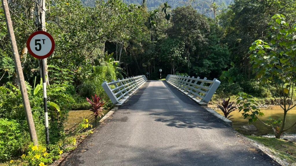 Completed bridge.(Photo taken on 30072025)