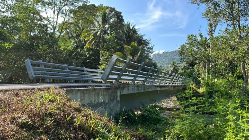 Completed bridge.(Photo taken on 30725)