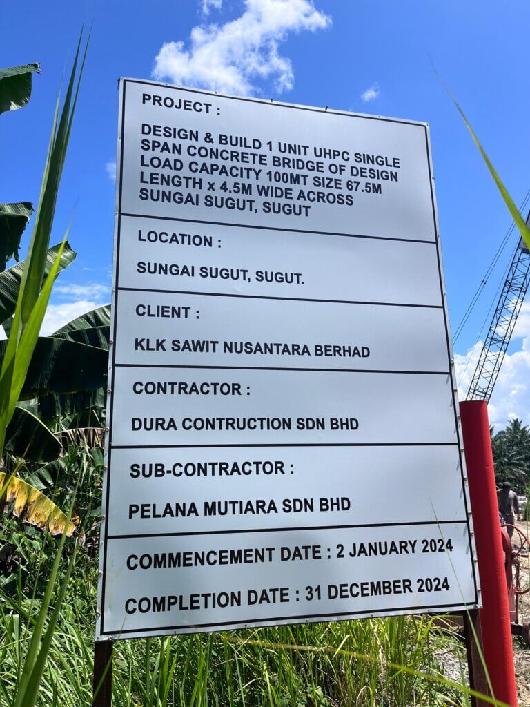Project signboard