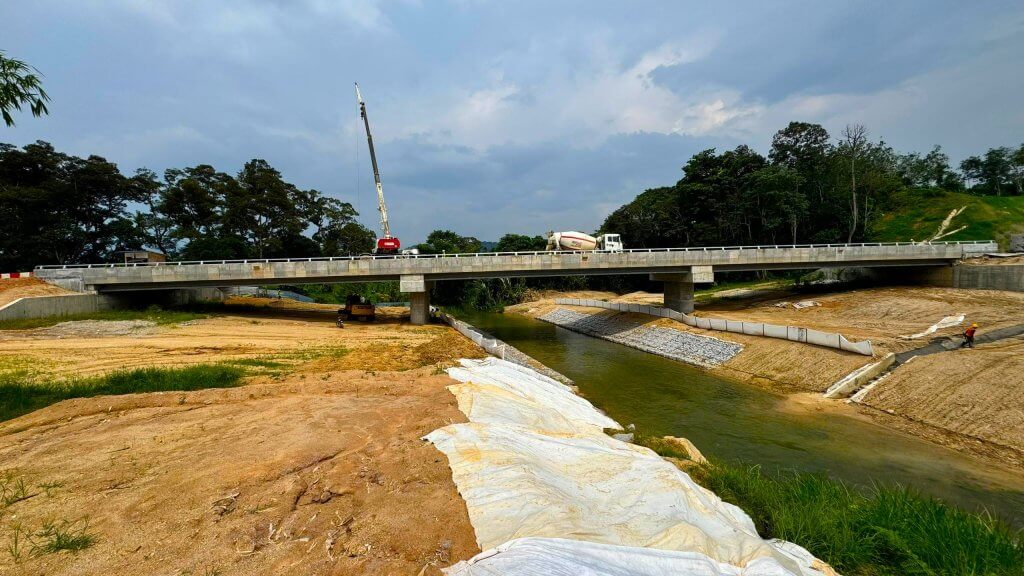 Roadway Construction in Progress.