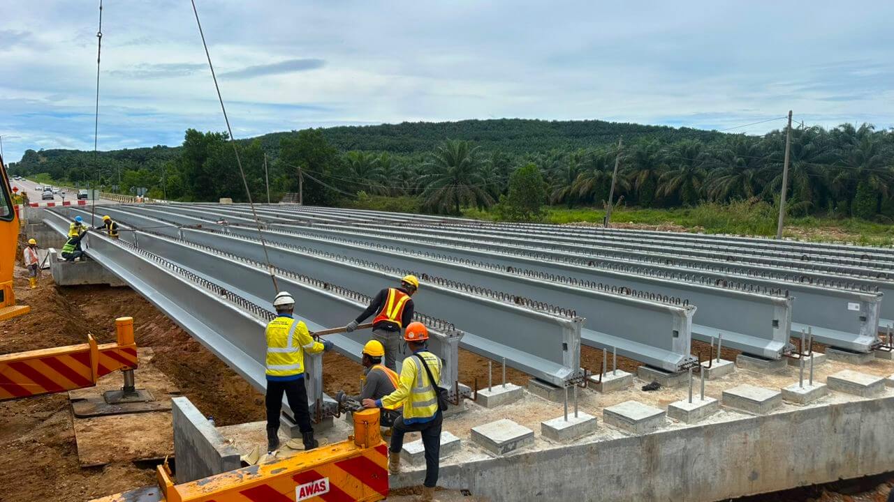 To Replace Old Concrete Bridge at Sungai Temiang , Pekan , Pahang using ...